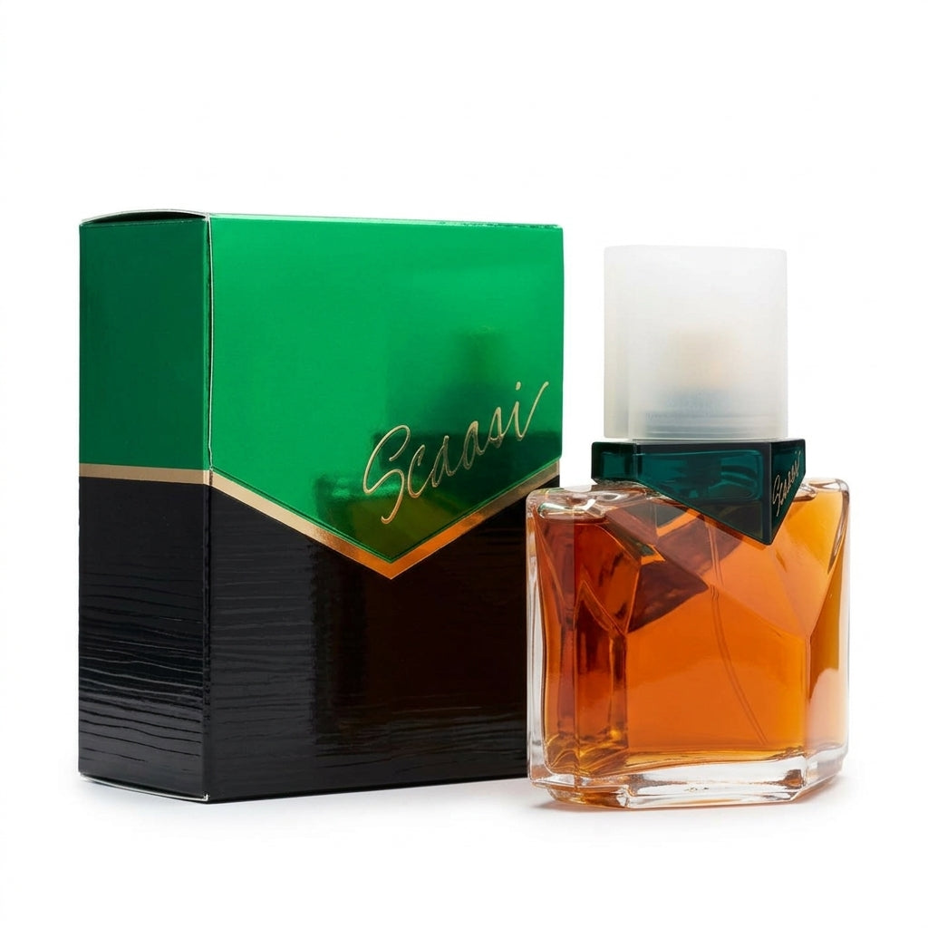 Eau De Parfum fragrance — Studio - Side View | Generated by Modelize