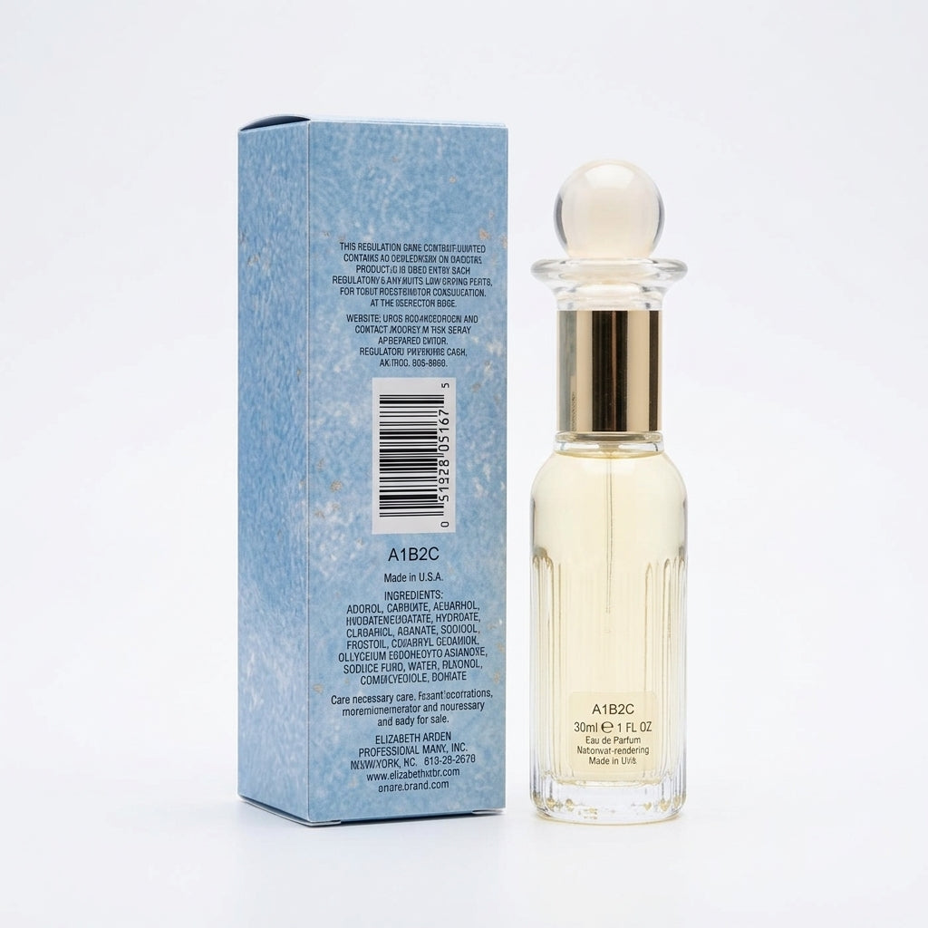 Eau De Parfum — Studio - Back View | Generated by Modelize