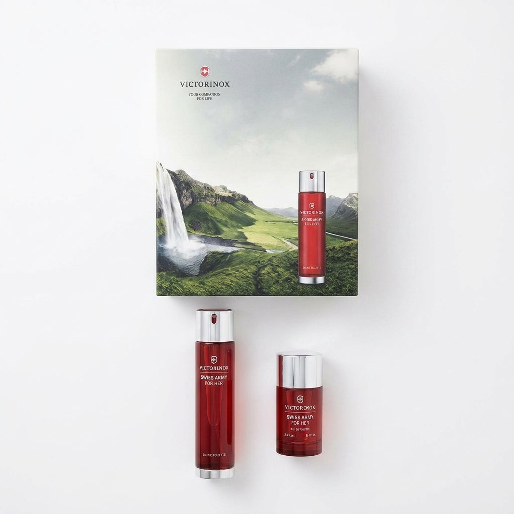 Fragrance Gift Set — Flat Lay - Front | Generated by Modelize