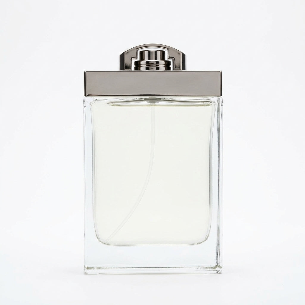 Fragrance bottle — Studio - Back View | Generated by Modelize