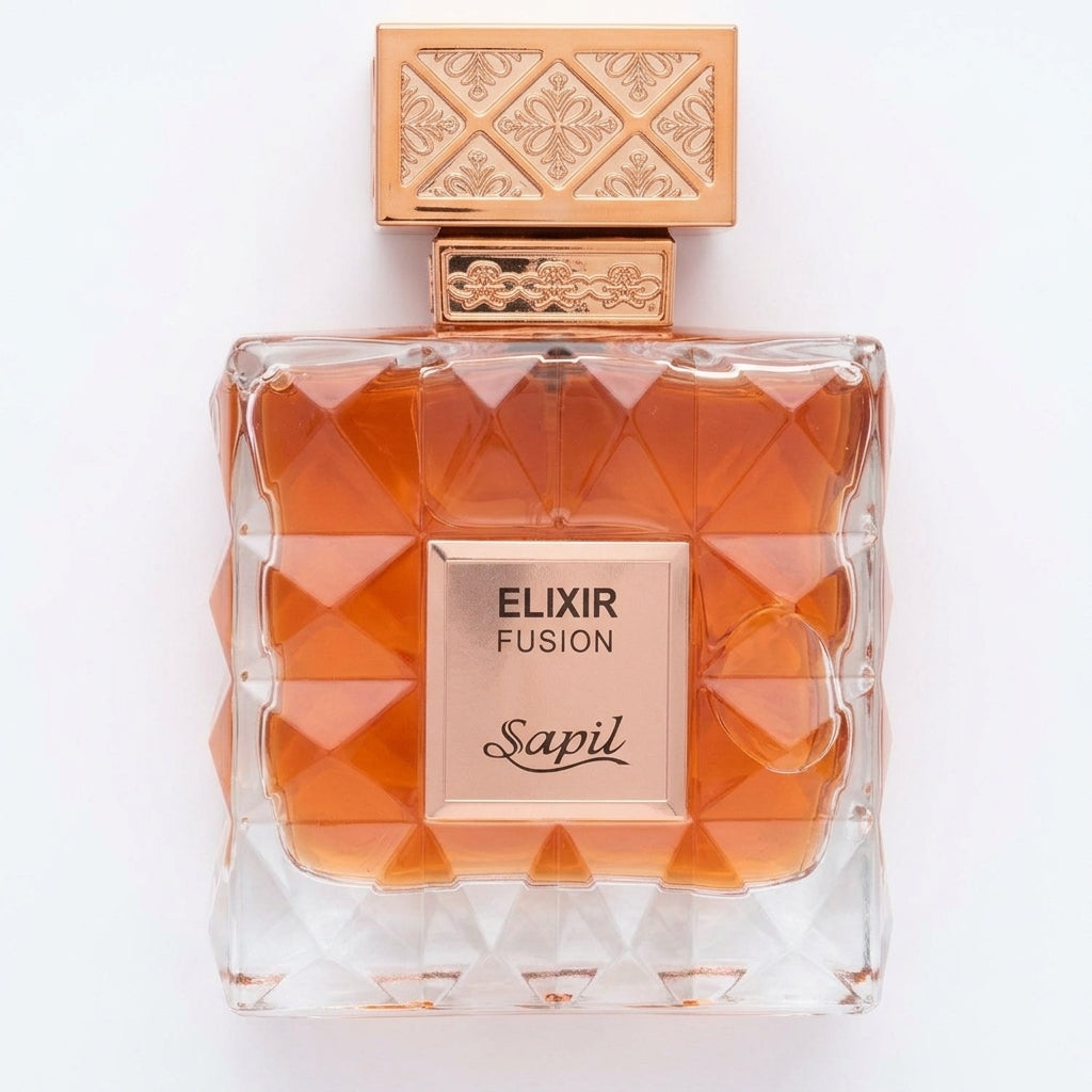 Fragrance bottle — Flat Lay - Front | Generated by Modelize