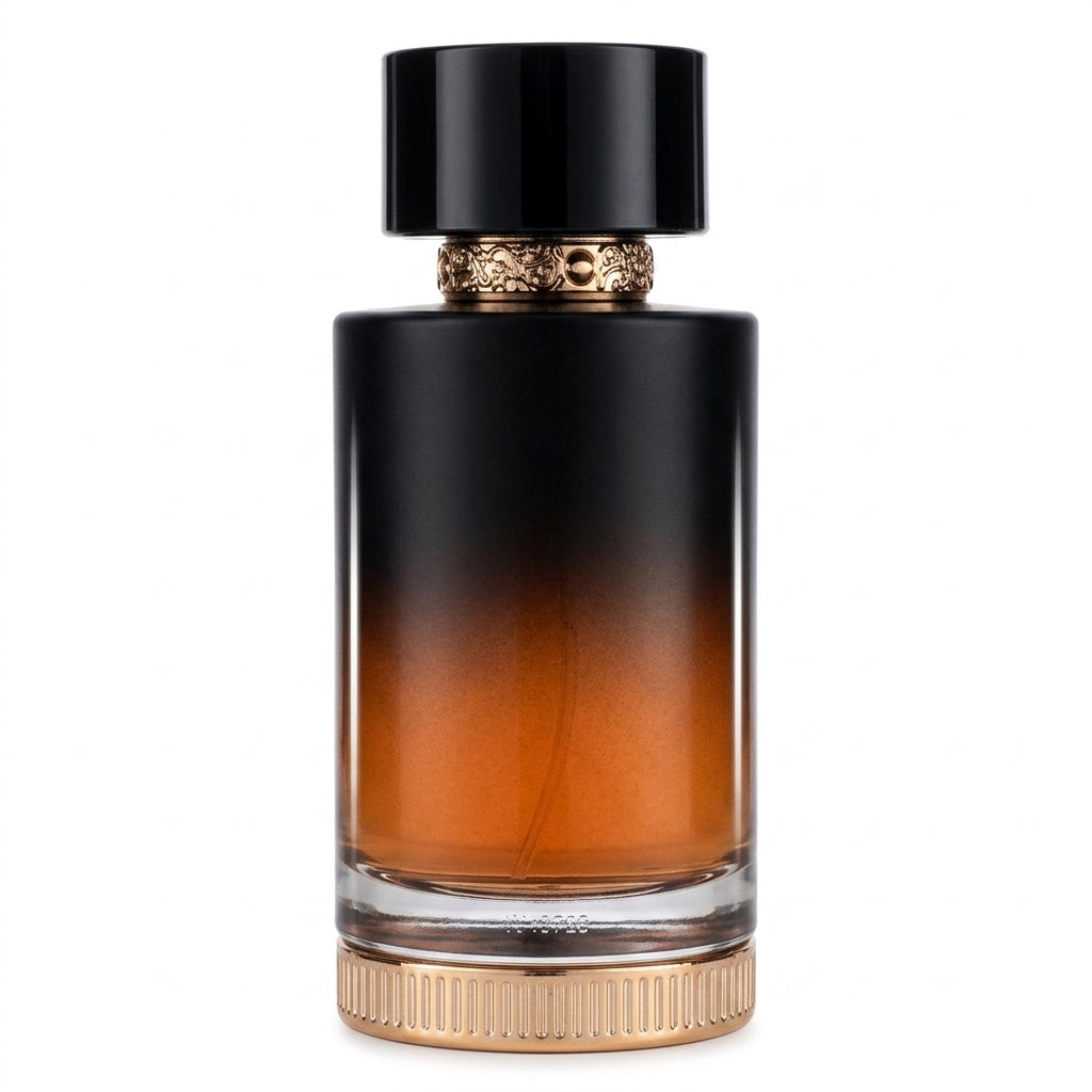 Fragrance Bottle — Studio - Back View | Generated by Modelize