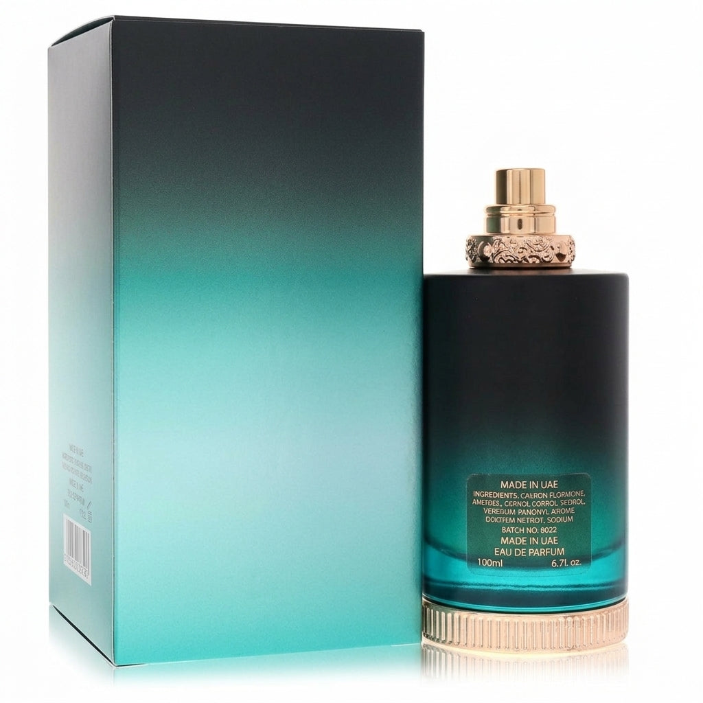 Eau De Parfum — Studio - Back View | Generated by Modelize