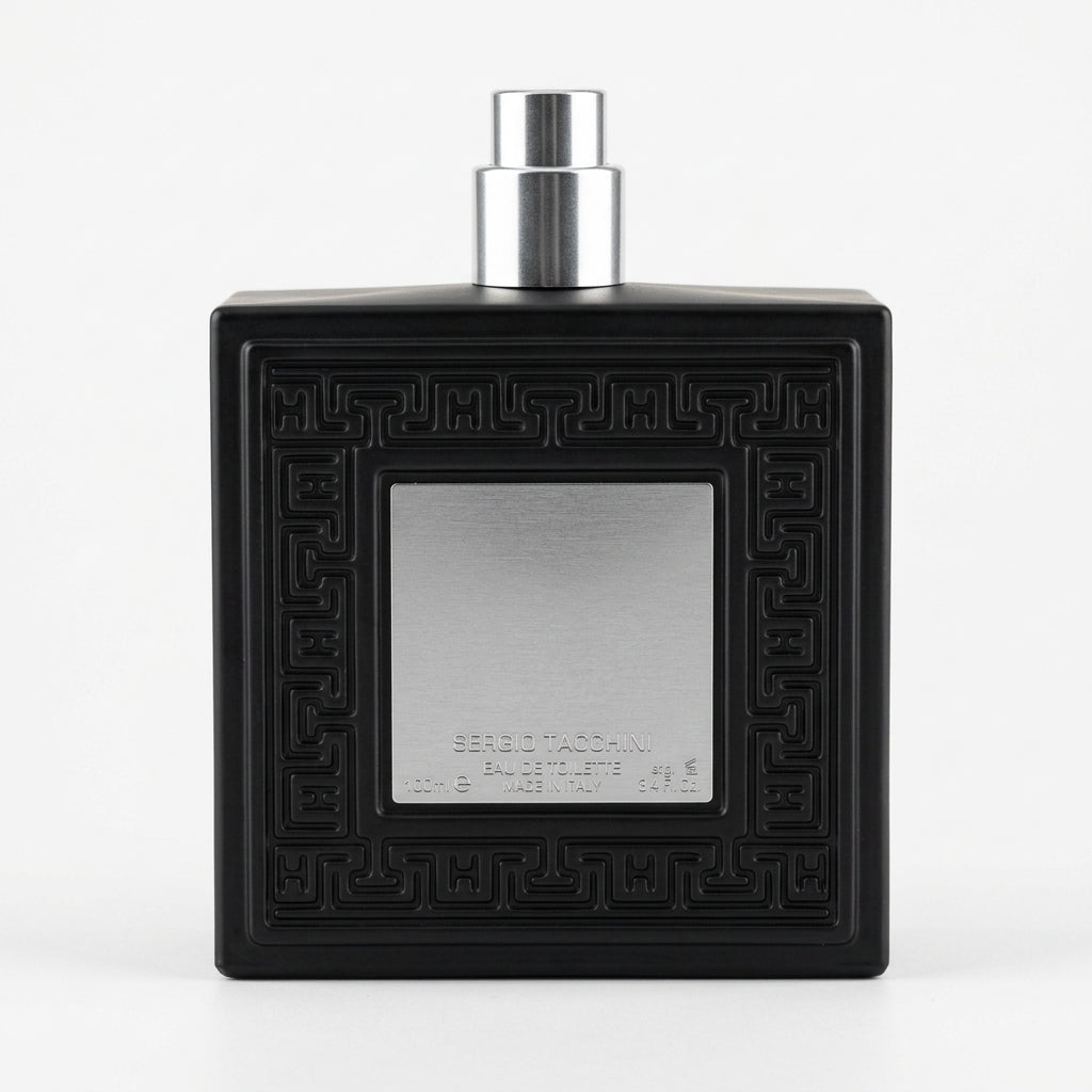 Fragrance bottle — Studio - Back View | Generated by Modelize