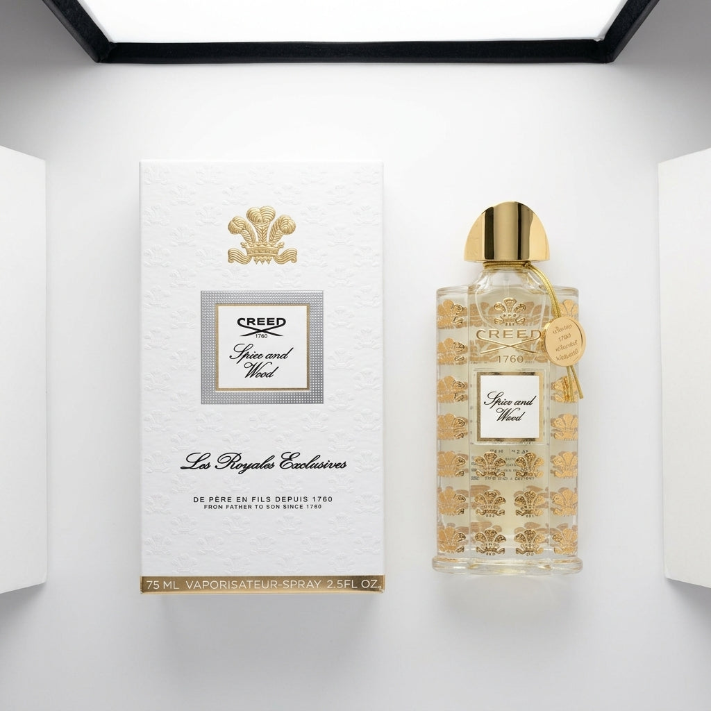 Luxury Fragrance — Flat Lay - Back | Generated by Modelize
