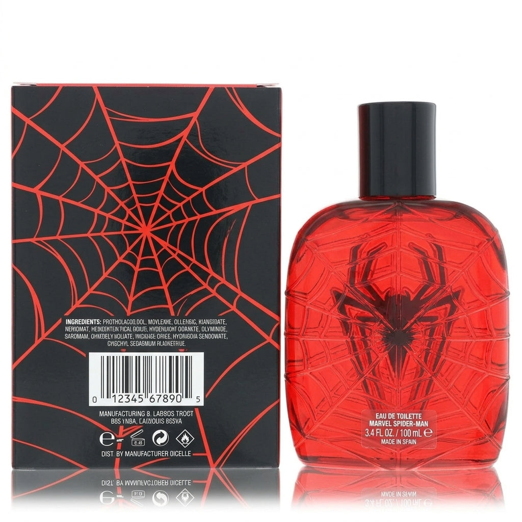 Fragrance bottle and packaging — Studio - Back View | Generated by Modelize