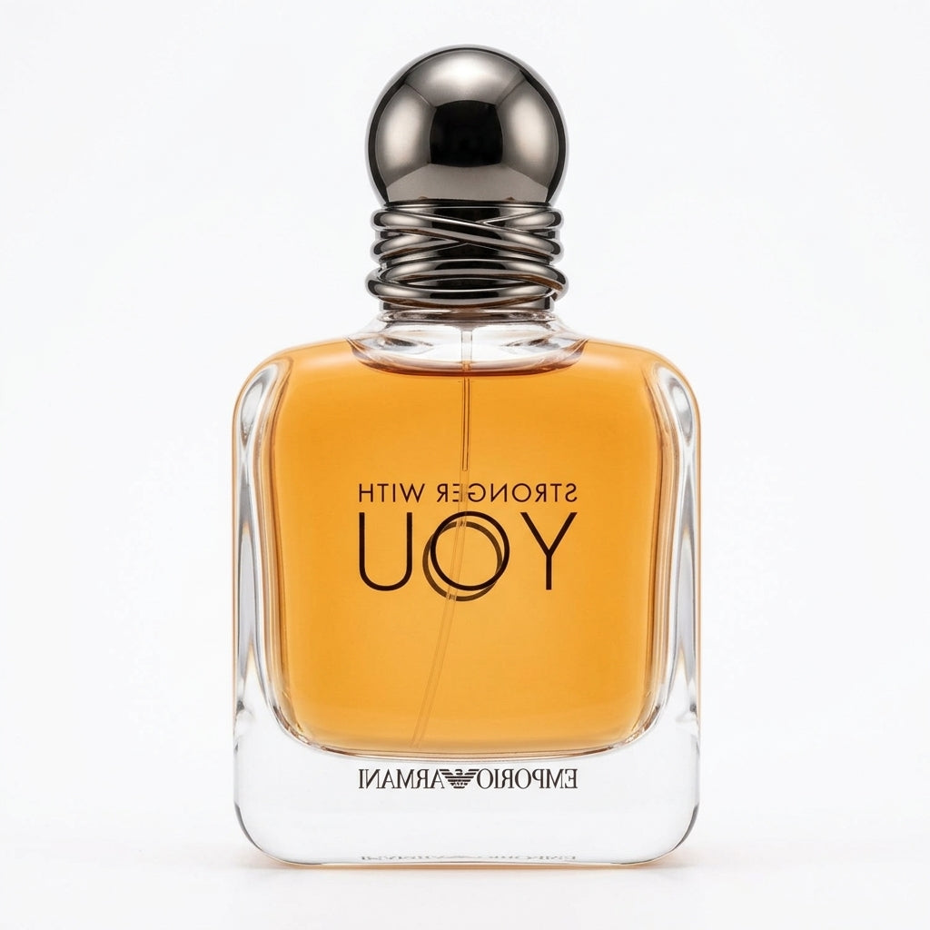 Fragrance bottle — Studio - Back View | Generated by Modelize