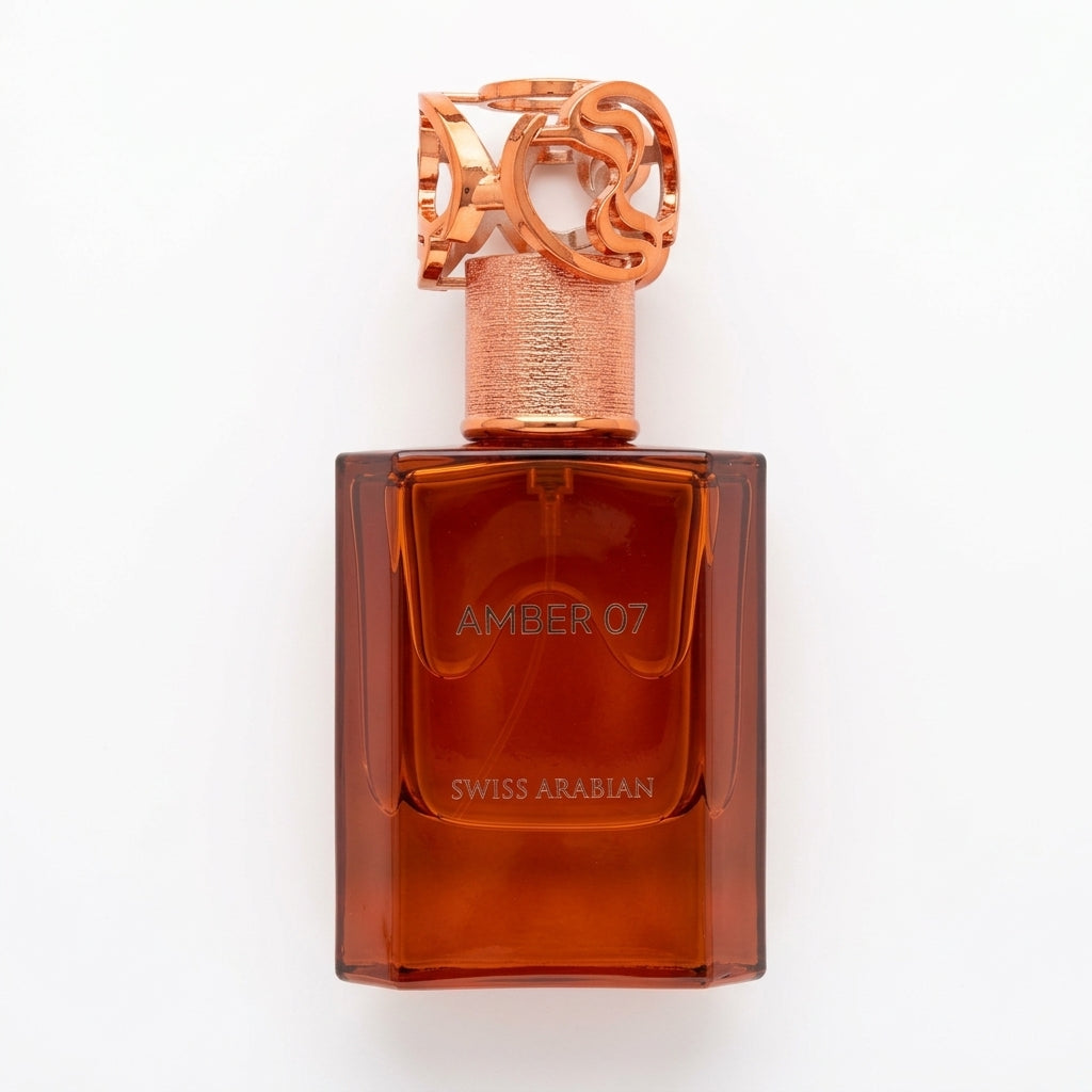 Perfume Bottle — Flat Lay - Back | Generated by Modelize