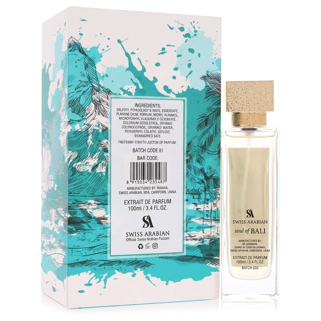 Extrait De Parfum — Studio - Back View | Generated by Modelize