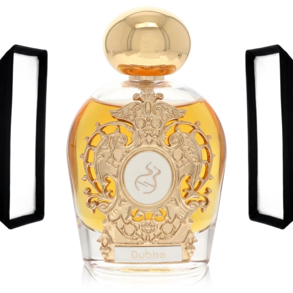 Luxury Fragrance Bottle — Flat Lay - Front | Generated by Modelize