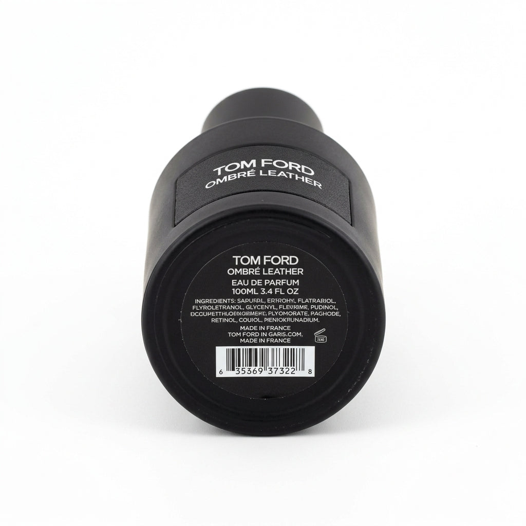 Fragrance bottle — Flat Lay - Back | Generated by Modelize