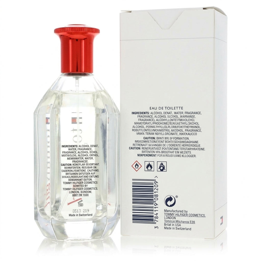 Fragrance bottle and packaging — Studio - Back View | Generated by Modelize