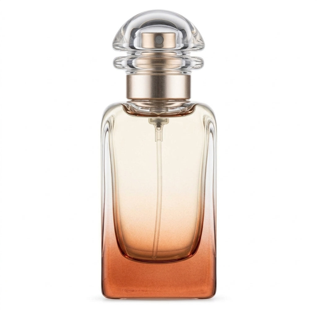 Luxury perfume bottle — Studio - Back View | Generated by Modelize