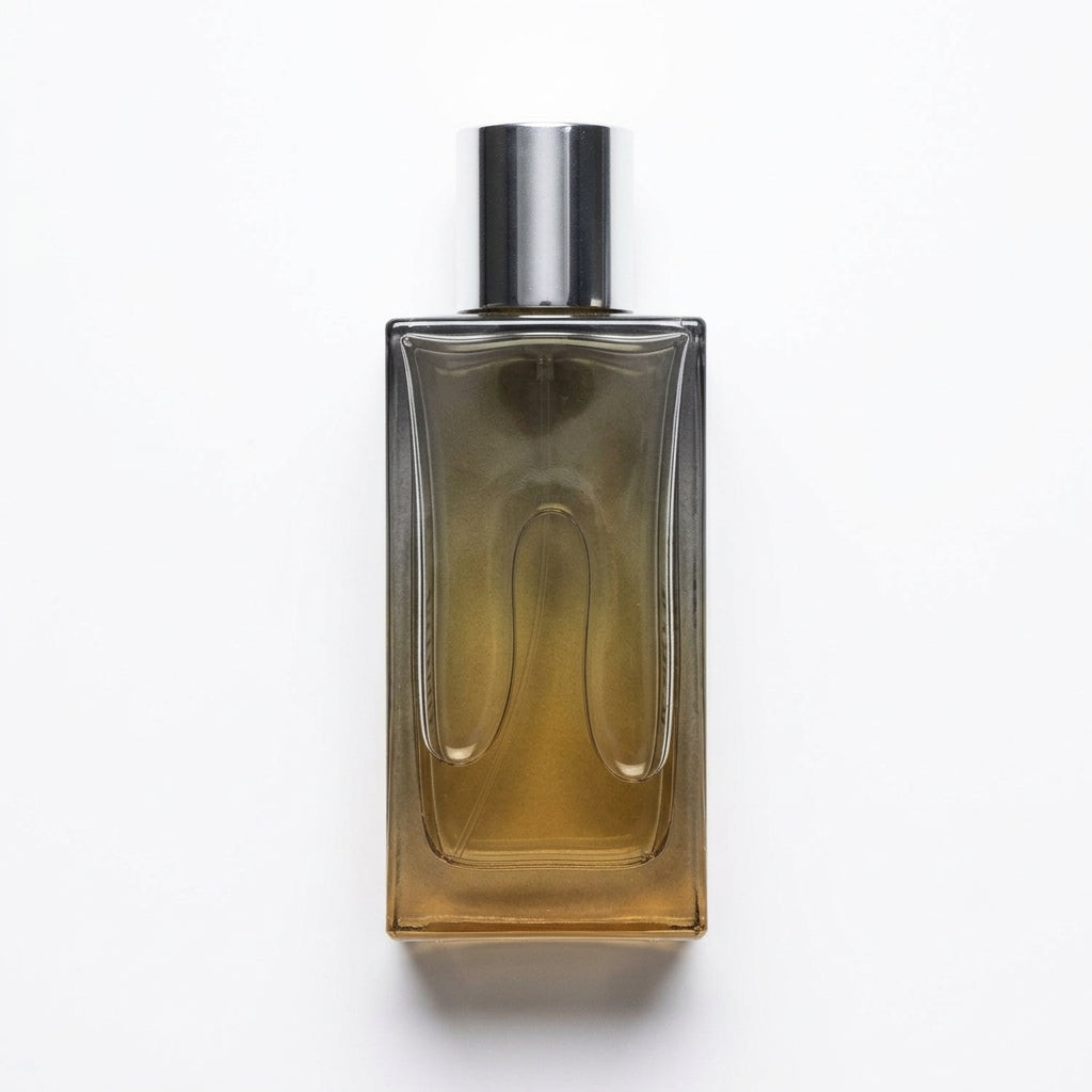 Perfume Bottle — Flat Lay - Back | Generated by Modelize