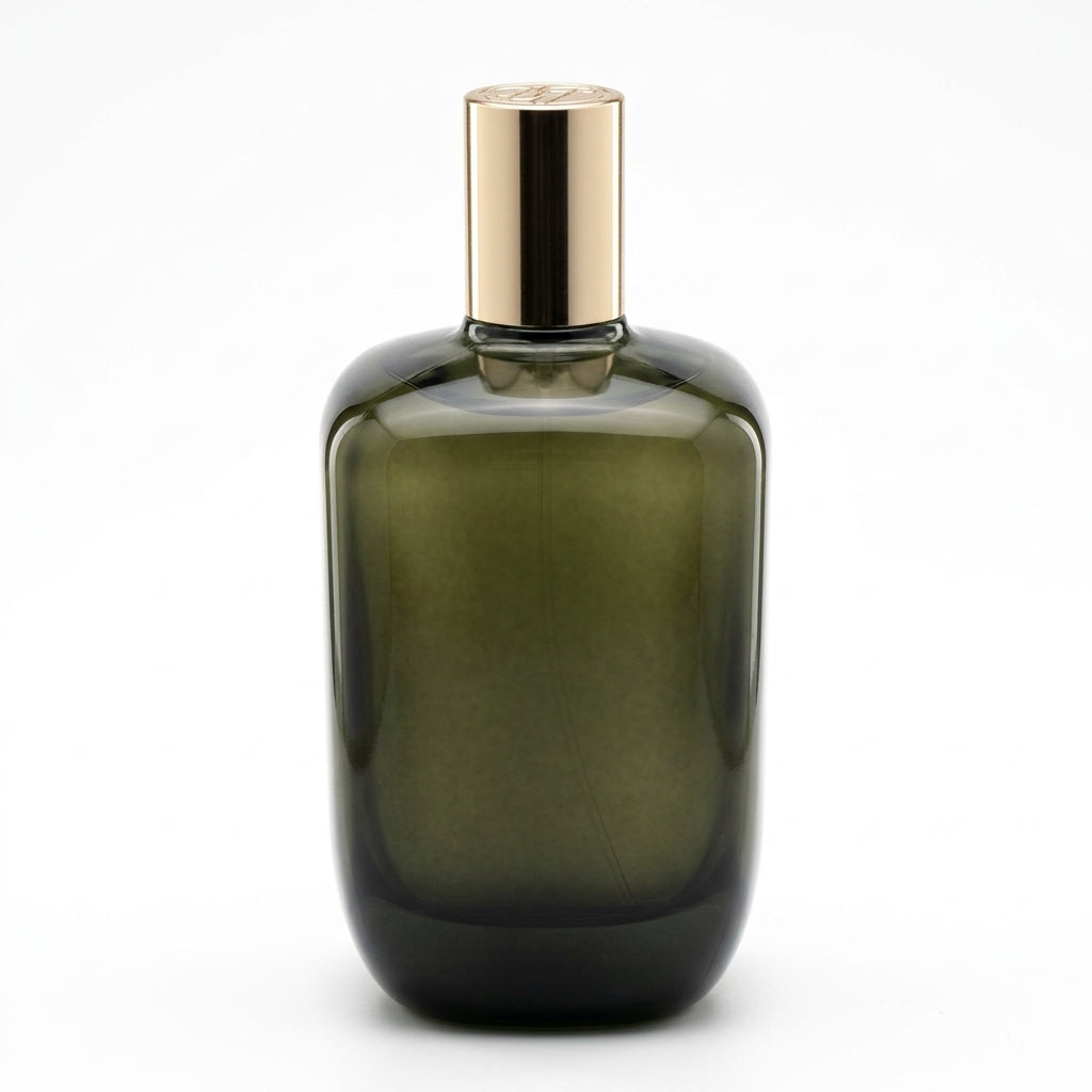 Fragrance bottle — Studio - Back View | Generated by Modelize