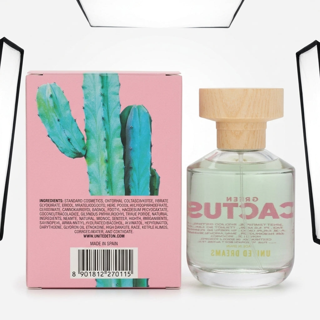 Eau De Toilette Fragrance — Studio - Back View | Generated by Modelize