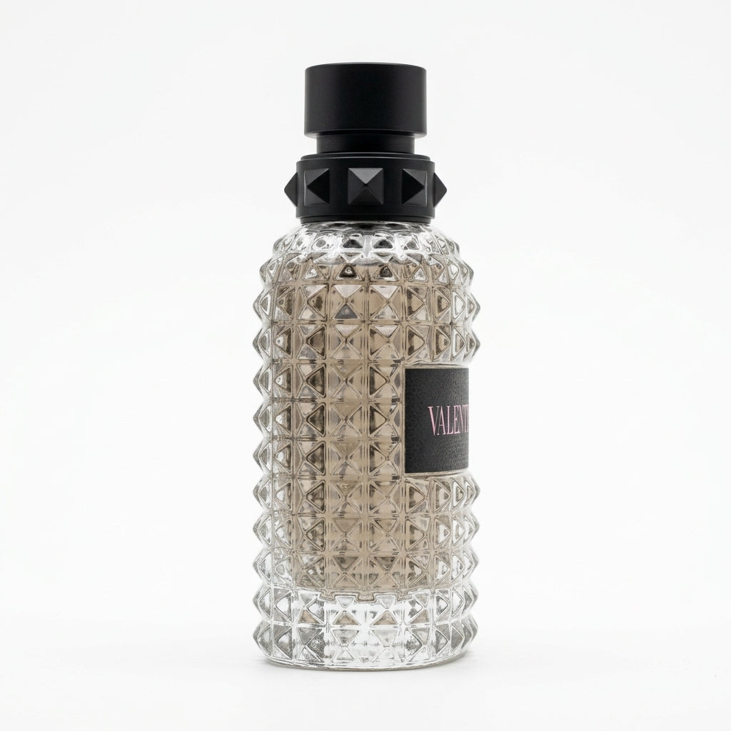 Fragrance bottle — Studio - Side View | Generated by Modelize