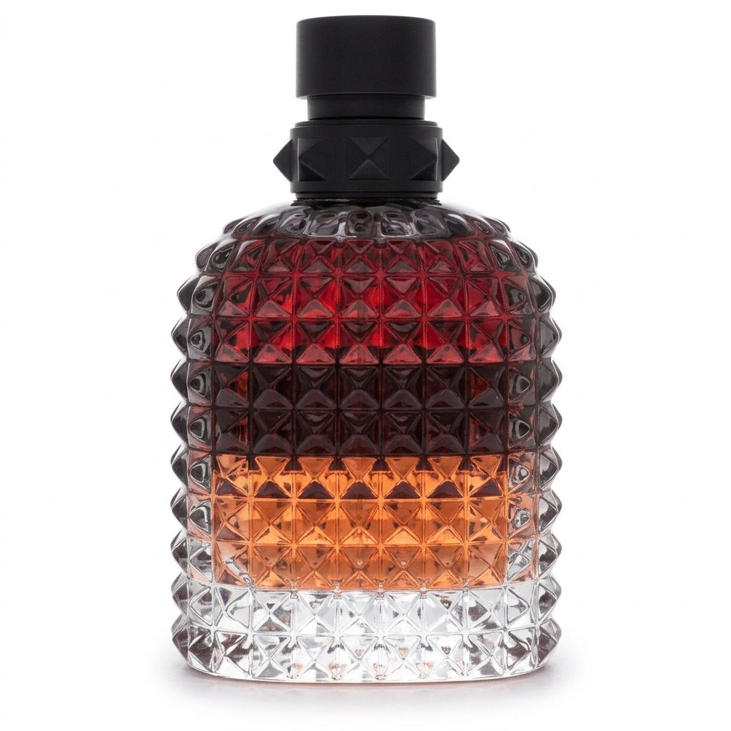 Fragrance bottle — Studio - Back View | Generated by Modelize