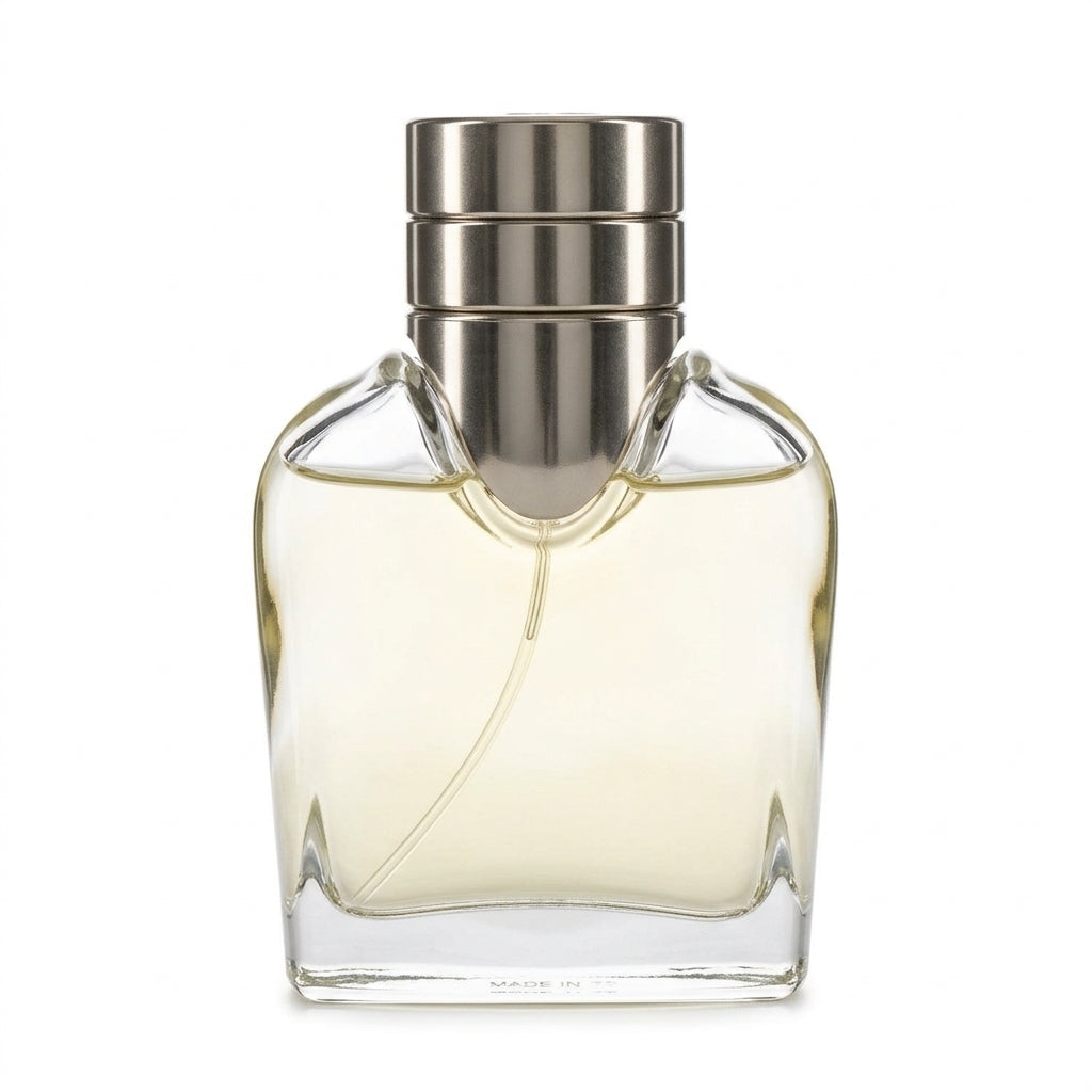Fragrance Bottle — Studio - Back View | Generated by Modelize