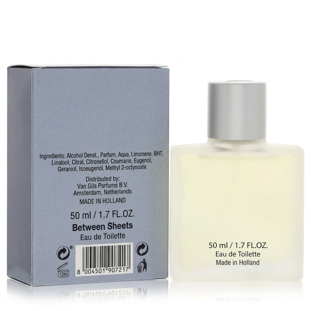 Fragrance bottle and packaging — Studio - Back View | Generated by Modelize