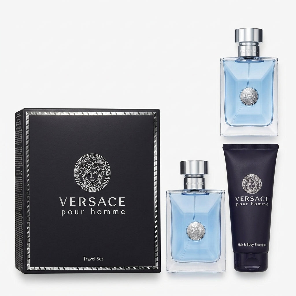 Fragrance Gift Set — Flat Lay - Front | Generated by Modelize