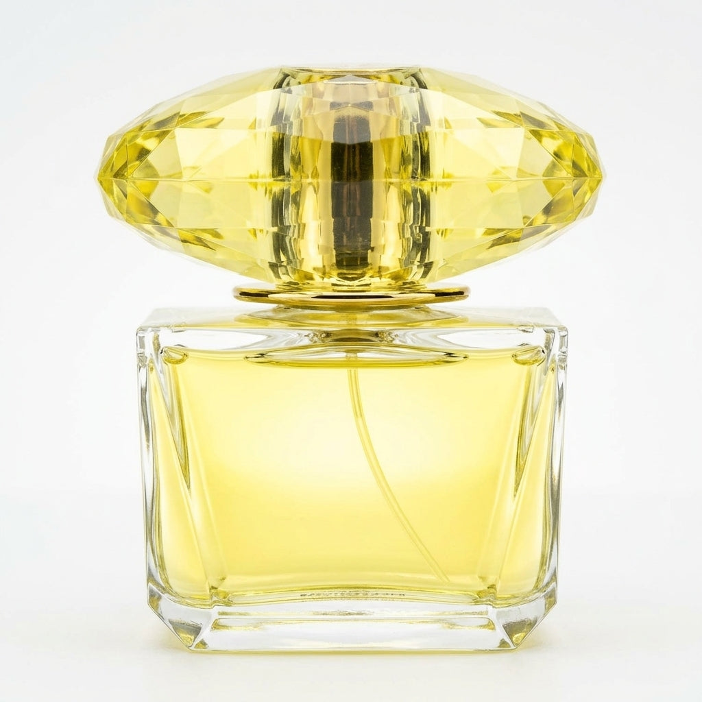 Perfume bottle — Studio - Back View | Generated by Modelize