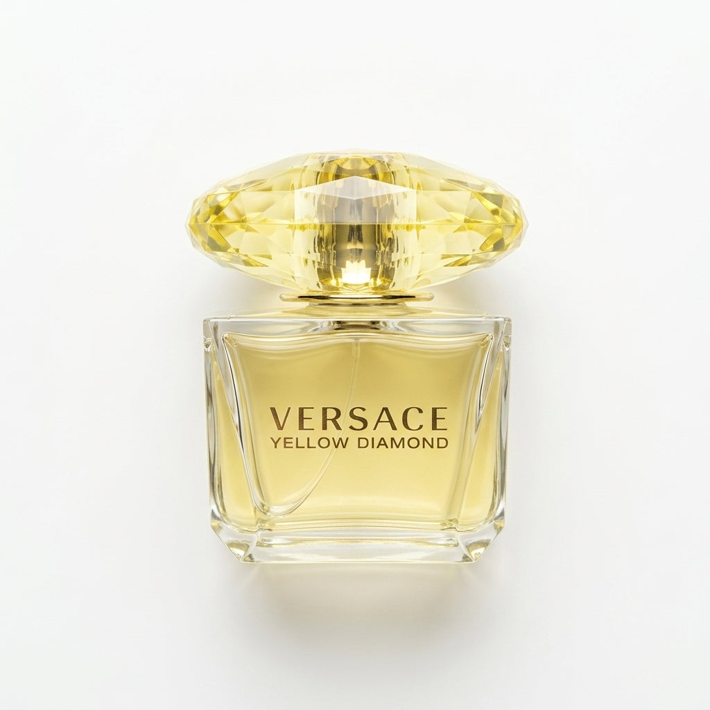 Perfume Bottle — Flat Lay - Front | Generated by Modelize