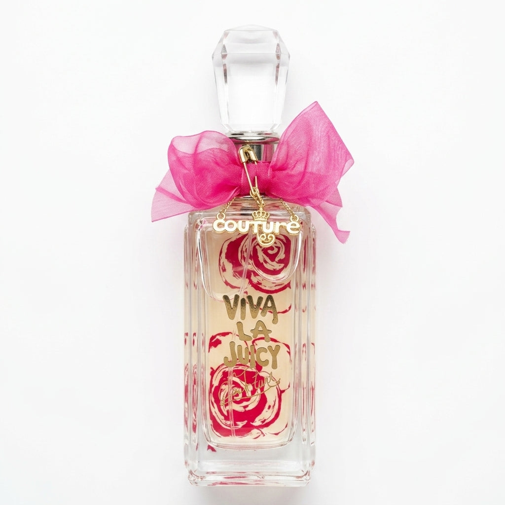 Perfume Bottle — Flat Lay - Front | Generated by Modelize