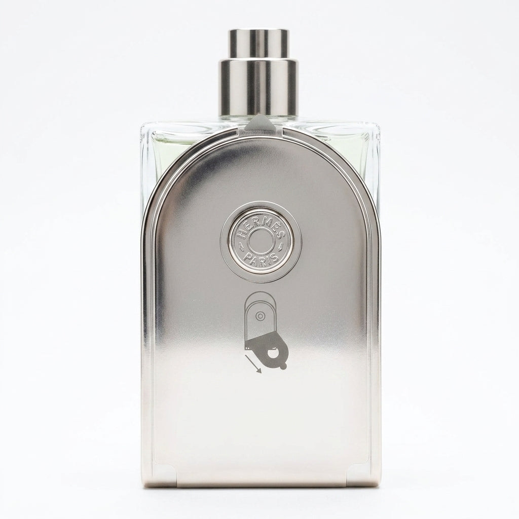 Luxury fragrance (Eau de Toilette) — Studio - Back View | Generated by Modelize