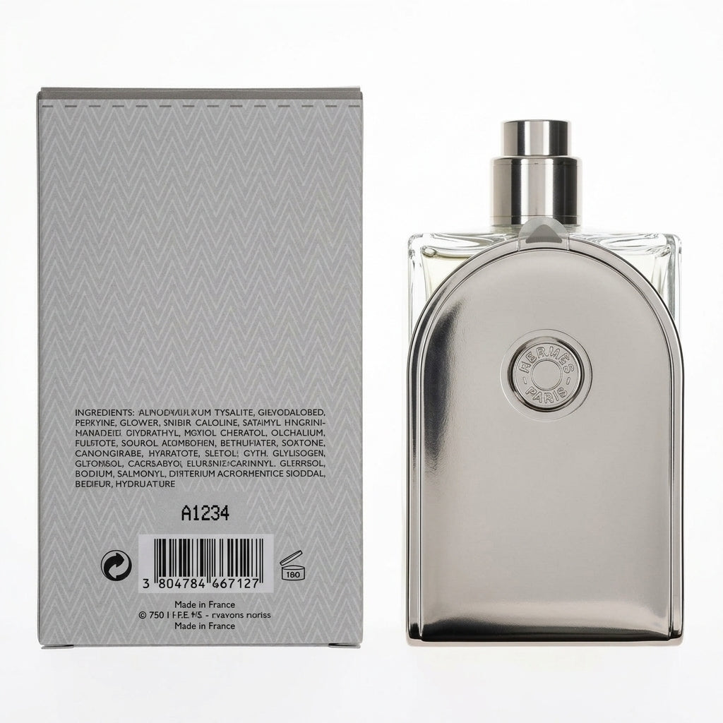 Luxury Fragrance — Flat Lay - Back | Generated by Modelize