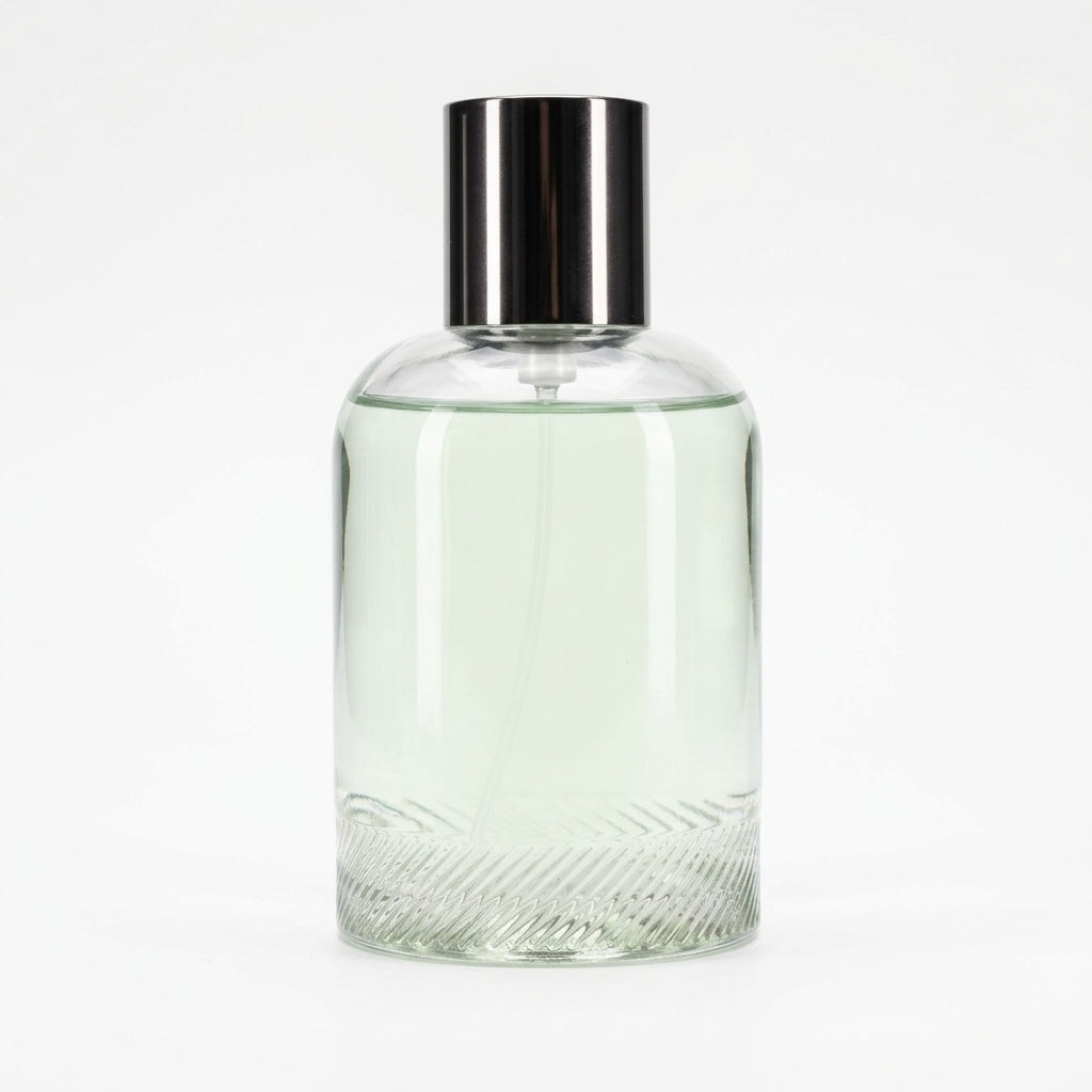 Fragrance bottle — Studio - Back View | Generated by Modelize