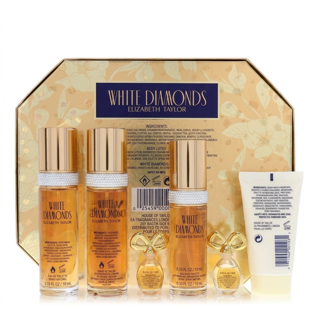 Fragrance Gift Set — Studio - Back View | Generated by Modelize