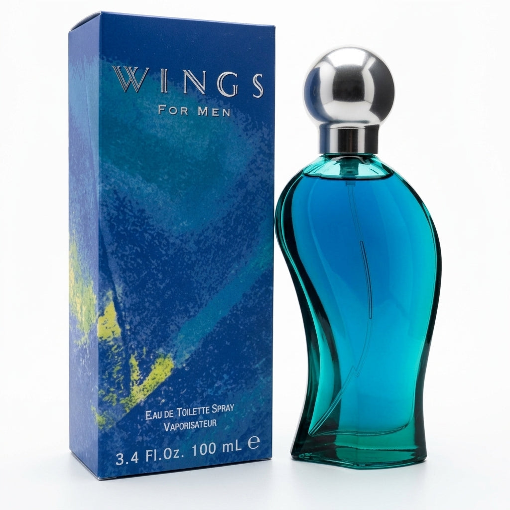 Eau De Toilette fragrance and packaging — Studio - Side View | Generated by Modelize