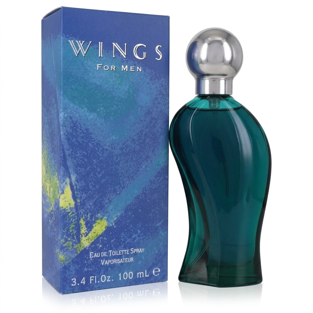 Men's Fragrance — Studio - Back View | Generated by Modelize