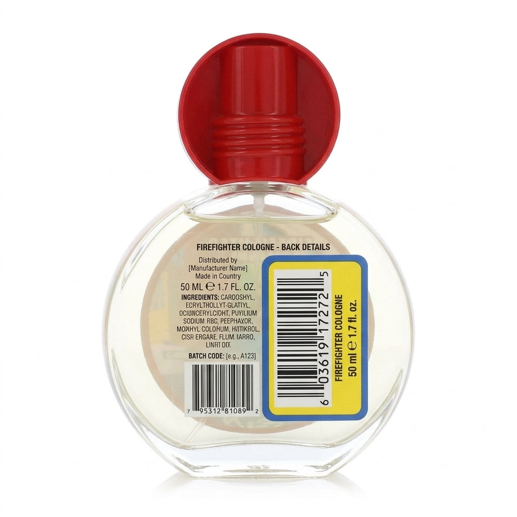 Children's Eau De Toilette — Studio - Back View | Generated by Modelize