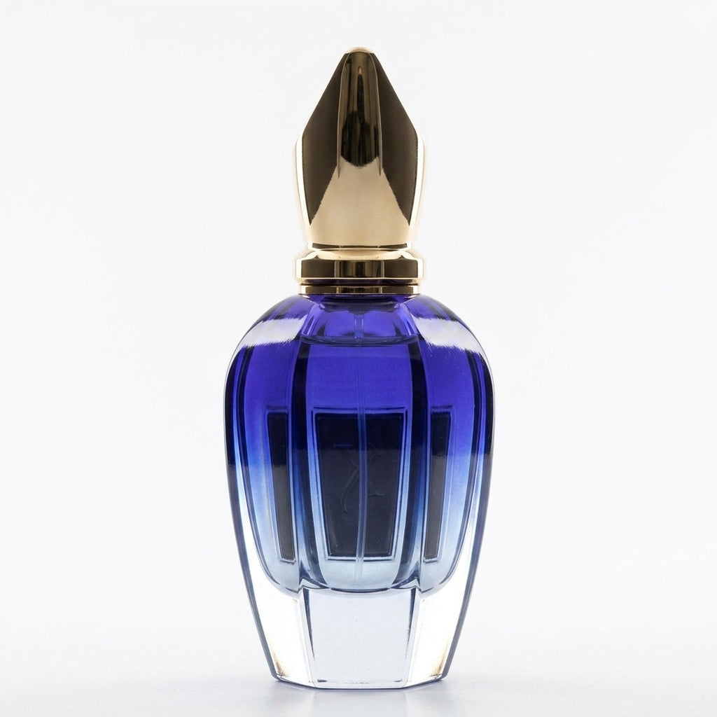 Luxury fragrance bottle — Studio - Back View | Generated by Modelize
