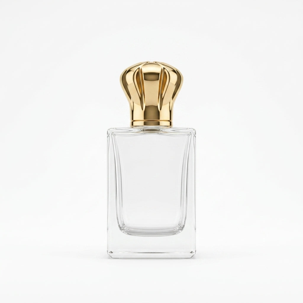 Luxury Perfume Bottle — Studio - Back View | Generated by Modelize