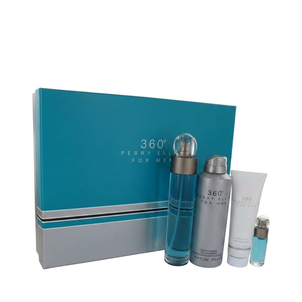 Fragrance Gift Set — Flat Lay - Front | Generated by Modelize