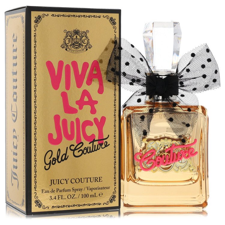 Viva La Juicy Gold Couture by Juicy Couture - Eau De Parfum Spray 3.4 oz