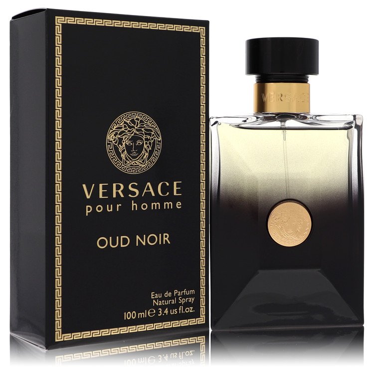 Versace Pour Homme Oud Noir by Versace - Eau De Parfum Spray 3.4 oz